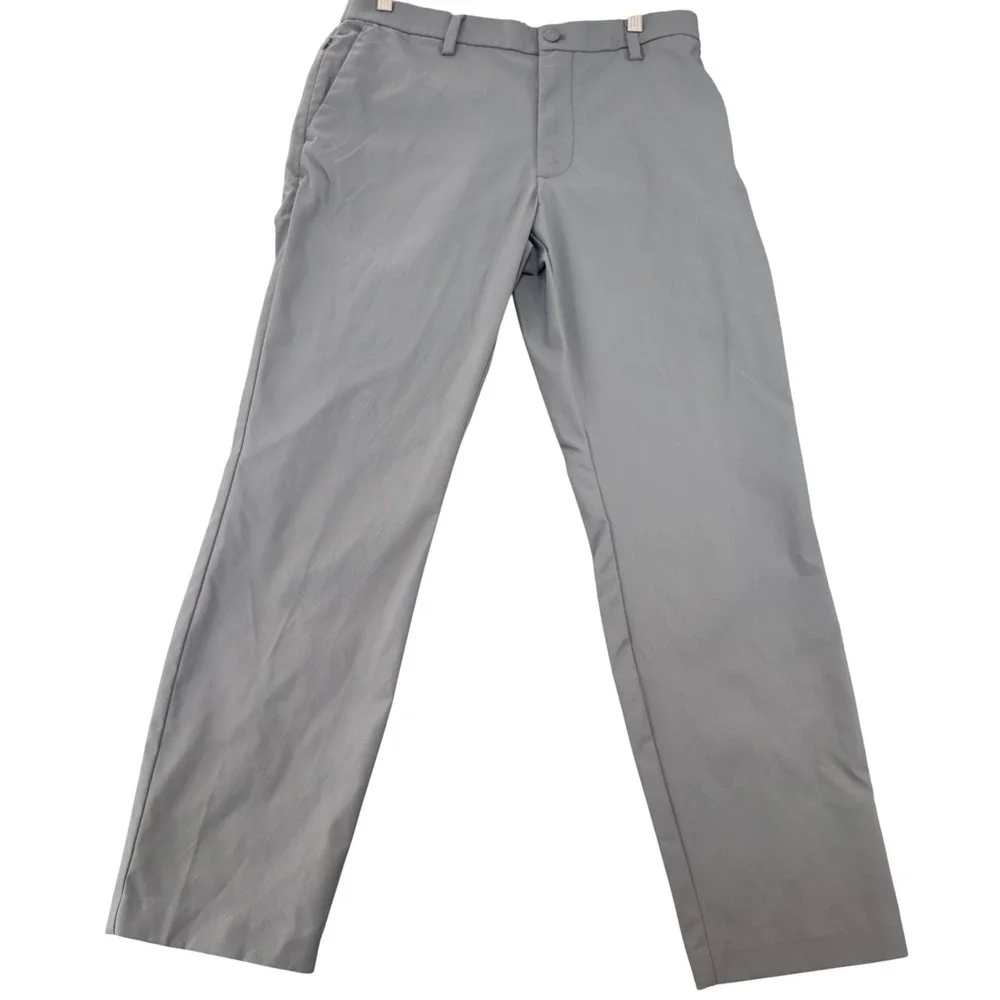 Banana Republic Performance Commuter Pants Trousers Grey Size 34x30